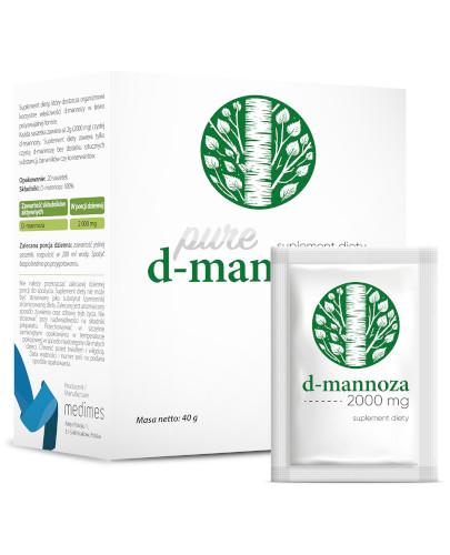 D-Mannoza 2000 mg Pure 20 saszetek